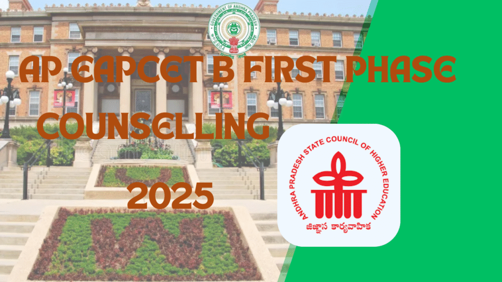 AP EAPCET B First Phase Counselling 2025