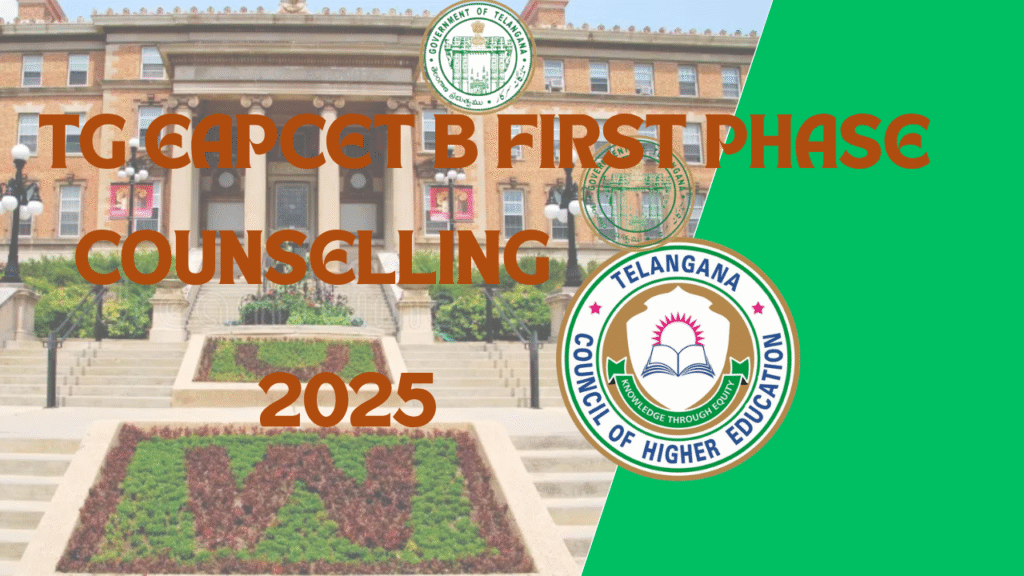 TG EAPCET B First Phase Counselling 2025