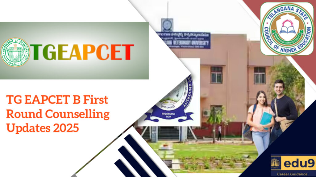 TG EAPCET B First Round Counselling 2025 